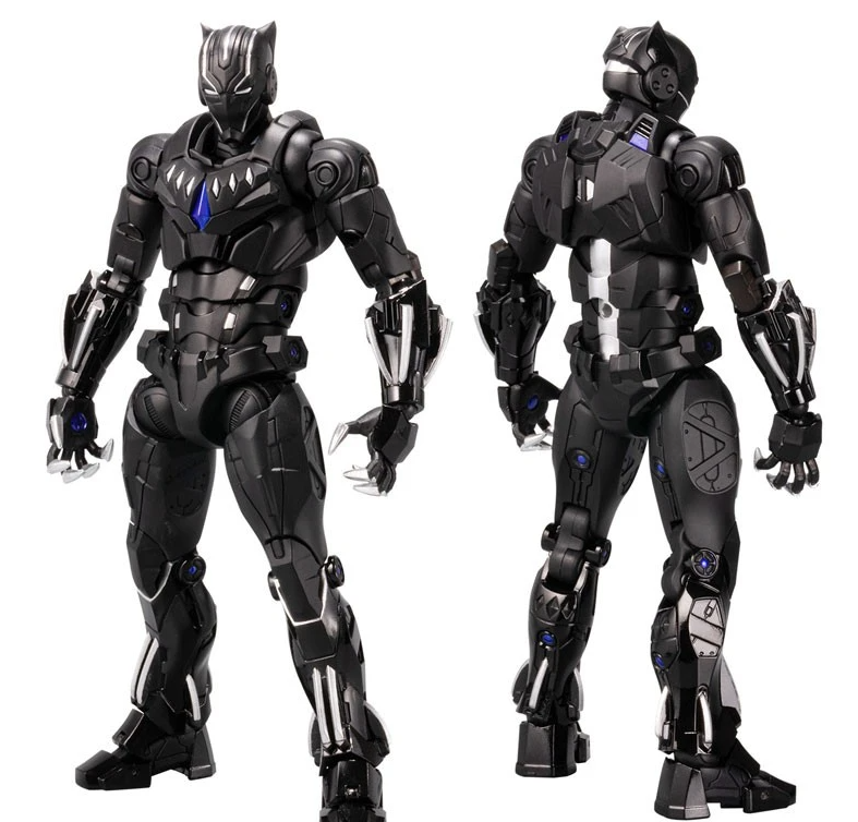 Sentinel Fighting Armor Black Panther Figure
