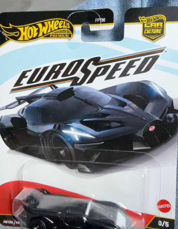 Hot Wheels Car Culture Euro Speed Bugatti Bolide 0/5 Chase FPY86 1:64