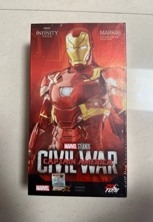 ZD Toys 1/10 Iron Man Mark 46 Civil War Action Figure