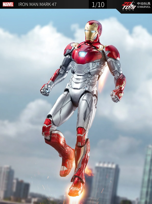 ZD Toys 1/10 Iron Man Mark 47 Spider-Man Homecoming Figure