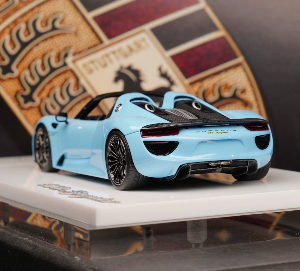 Makeup 1/43 Porsche 918 Spyder 2011 Gulf Blue Limited 100