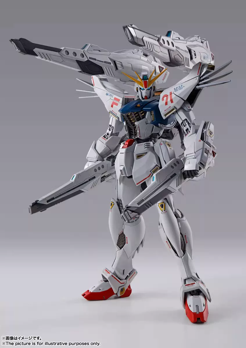 Bandai Metal Build Gundam F91 Chronicle White 30th Anniversary Figure