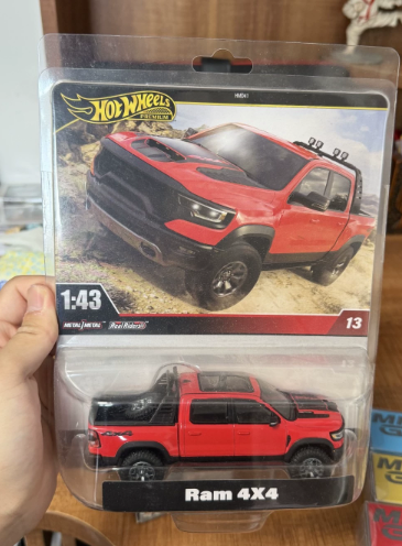 Hot Wheels 1:43 Ram 1500 TRX 4x4 Red Diecast Truck Model
