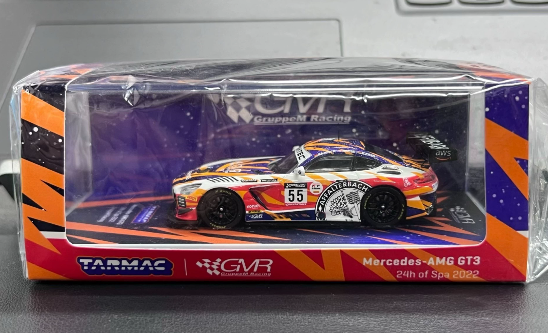 Tarmac Works 1/64 Mercedes-AMG GT3 GruppeM 24H Spa 2022