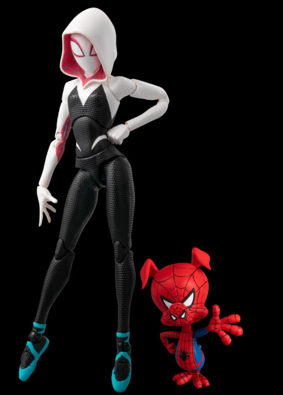 SV-Action Into the Spider-Verse Spider-Gwen and Spider-Ham Figure Set