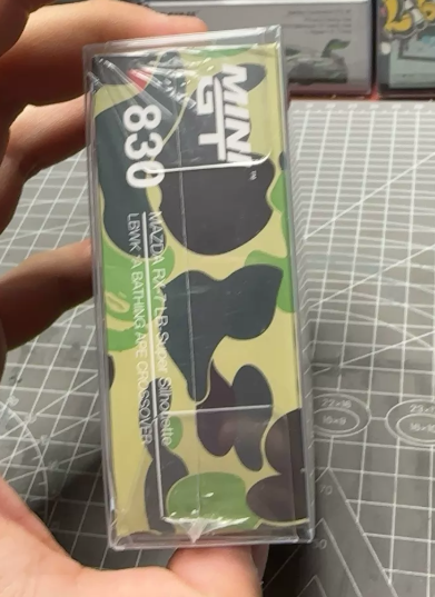 MINI GT 1/64 BAPE x LBWK Mazda RX-7 ABC Camo Diecast Model