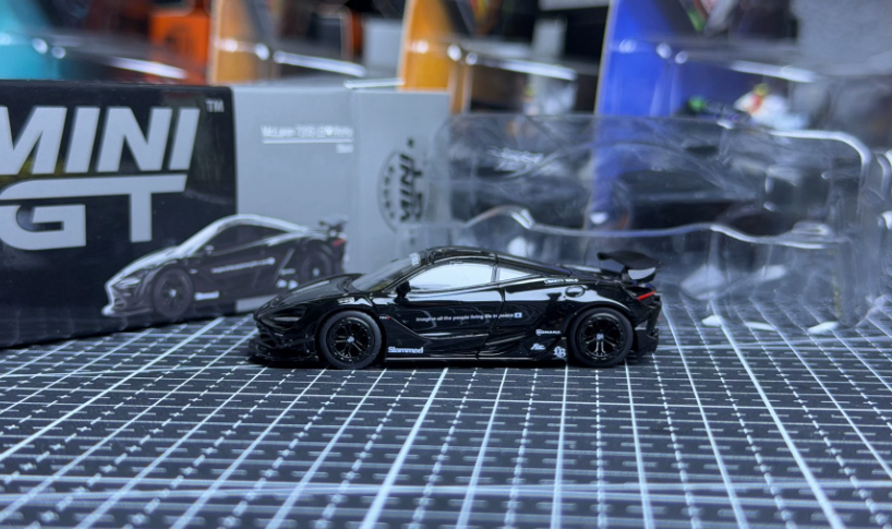 MINI GT 777 McLaren 720S LB-Works Black 1/64