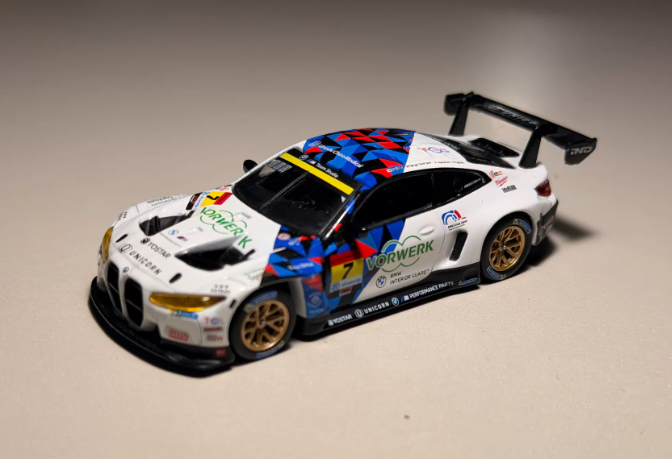 MINI GT 691 BMW M4 GT3 #7 VORWERK 2023 Super GT Series 1/64