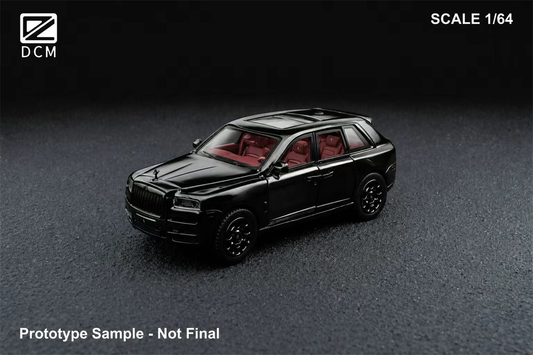 DCM 1/64 Rolls Royce Cullinan Black Badge All Open Preorder