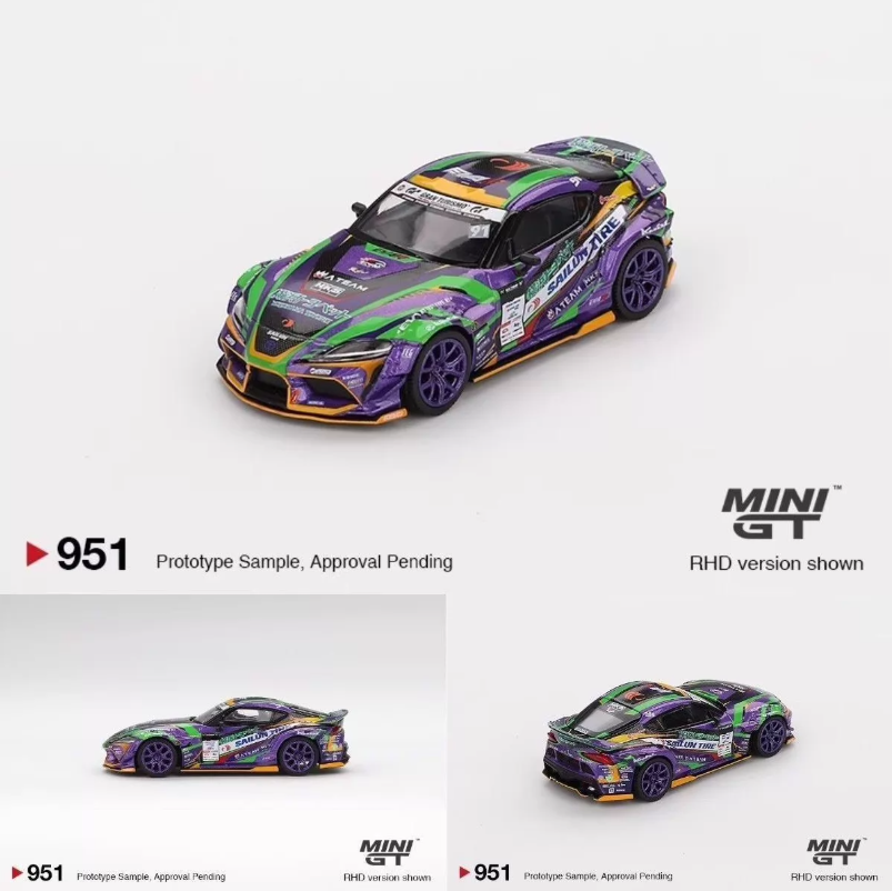 MINI GT 951 GR Supra EVA-01 Livery