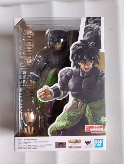 Bandai SHF DB Super Hero Broly Black Hair Tamashii Web Exclusive