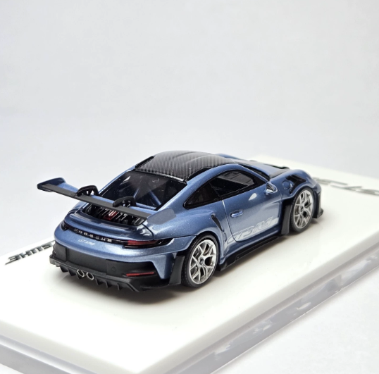 SUHE 1/64 Porsche 911 992 GT3 RS Morning Mist Blue