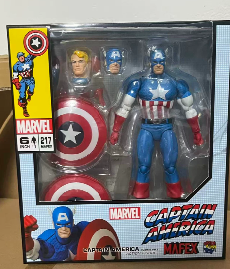 MAFEX No. 217 Captain America Comic Version Action Figure