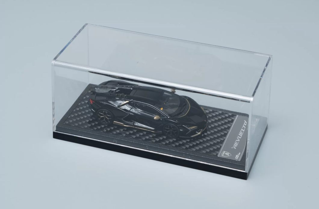 LCD 1/64 Lamborghini Revuelto Black Gold Limited 1699 Shenzhen Show