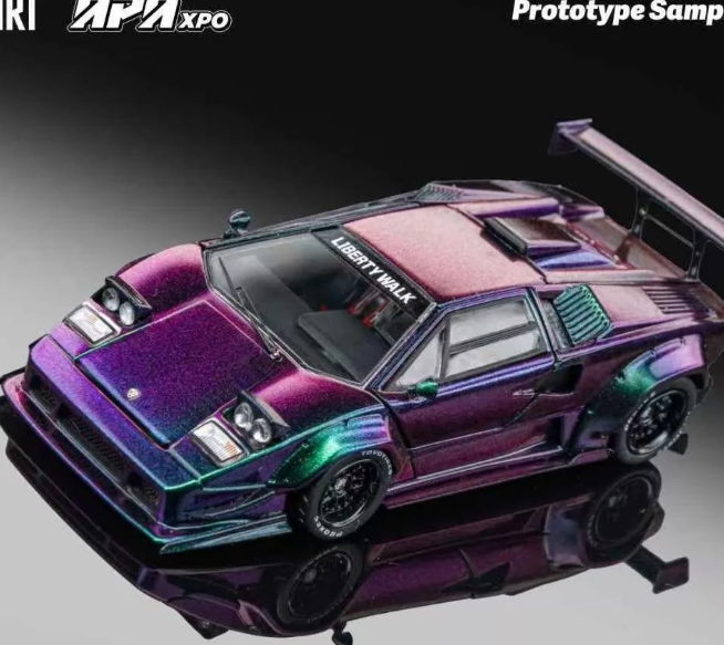 TOPART 1/64 LBWK Liberty Walk Lamborghini Countach Chameleon