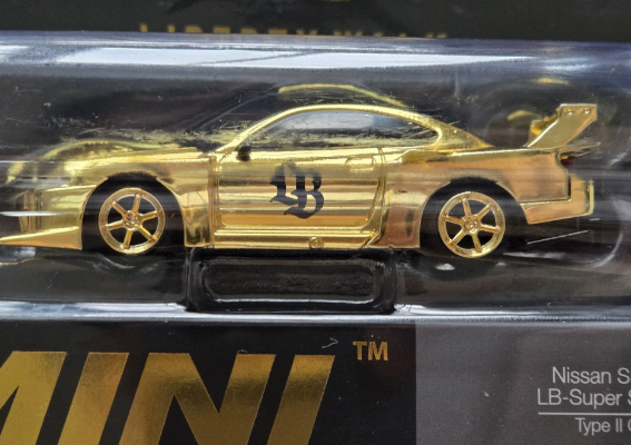 MINI GT 840 Nissan S15 LB-Super Silhouette Type II Gold Harajuku