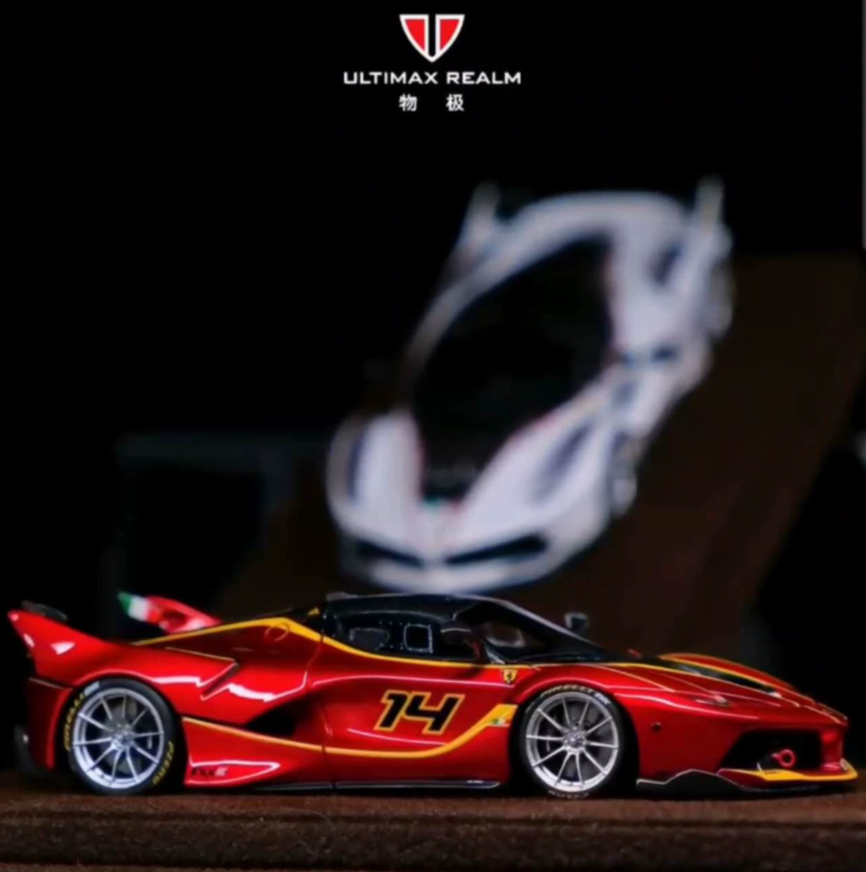 Ultimax Realm 1/64 Ferrari FXX-K Metallic Red No.14
