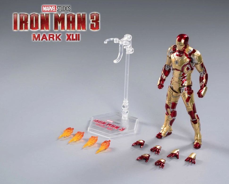 ZD Toys 1/10 Iron Man Mark 42 Prodigal Son Light Up Figure