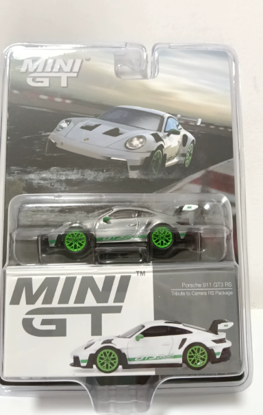MINI GT 827 Porsche 911 GT3 RS Carrera Tribute Chase 1/64