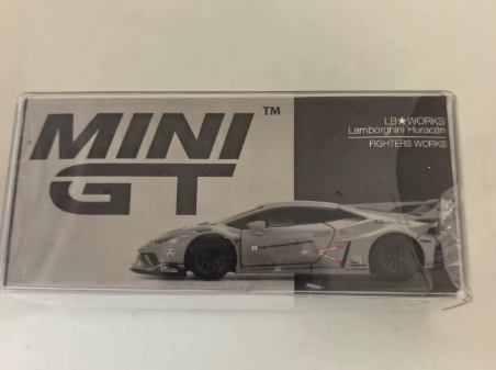 MINI GT 258 LB-WORKS Lamborghini Huracan Fighters Grey 1/64