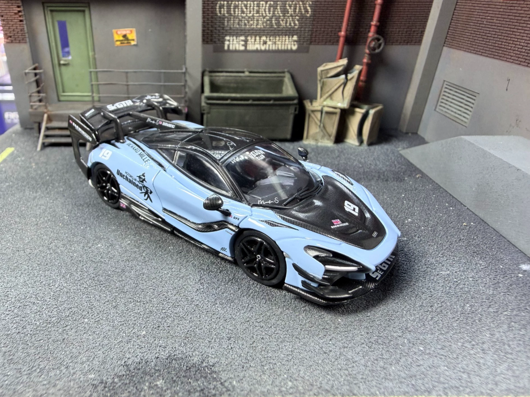CM Model 1/64 McLaren 720S DarwinPRO Se2 GTR Blue Beijing Expo