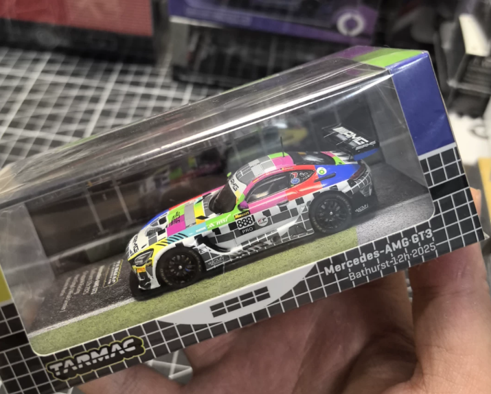 Tarmac Works 1/64 Mercedes-AMG GT3 EVO Bathurst 12H 2025 GMR 888 Interference