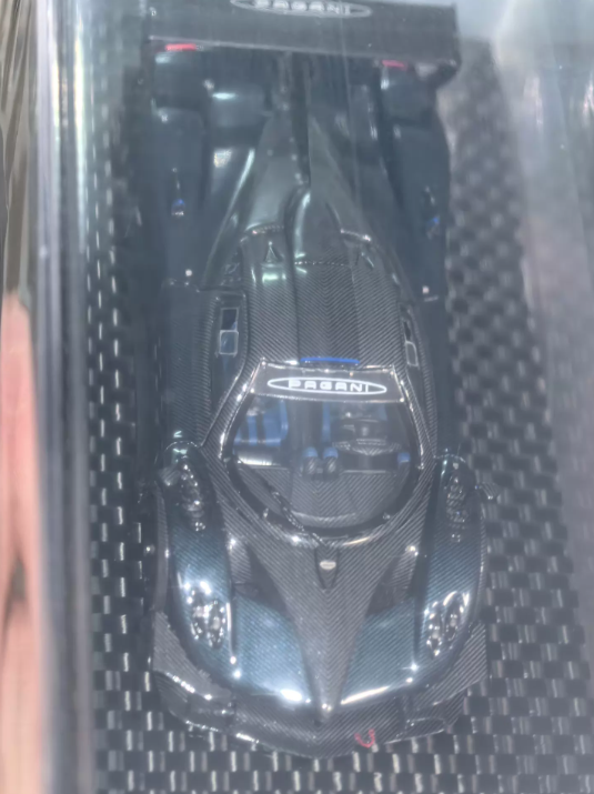 DMH 1/64 Pagani Zonda R Revolution Blue Carbon Black