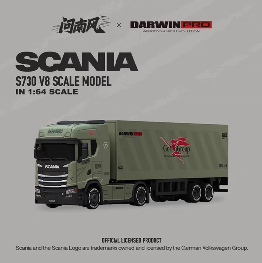 Wennanfeng x DarwinPRO 1:64 Scania S730 V8 RC Truck Model