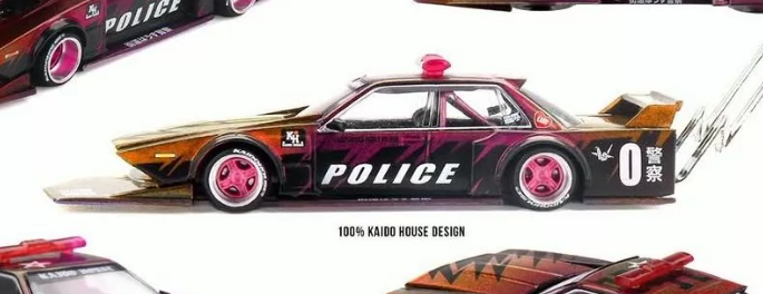 Kaido House x MINI GT KHMG256 Kaido Star Police LTDEDN Japan Event Exclusive