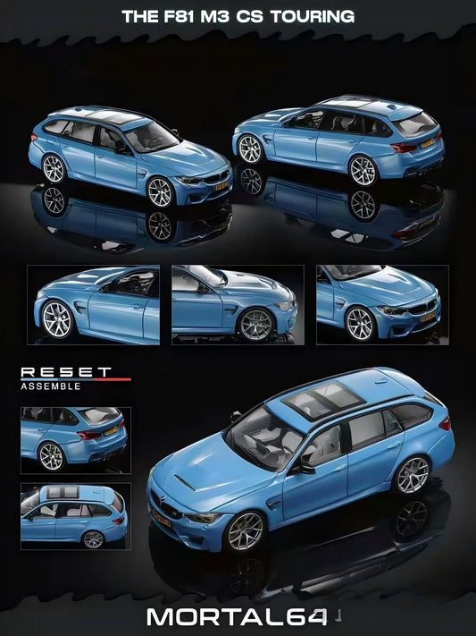 MORTAL 1:64 BMW M3 F81 Touring Wagon Blue Preorder 6-7 Ship