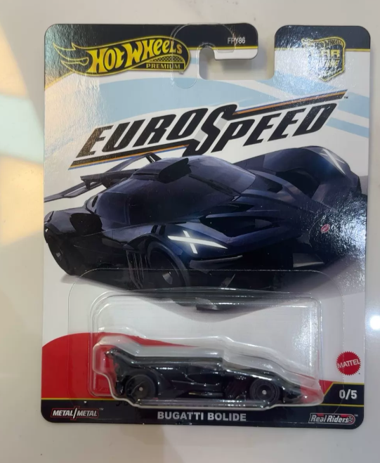 Hot Wheels Car Culture Euro Speed Bugatti Bolide 0/5 Chase FPY86 1:64