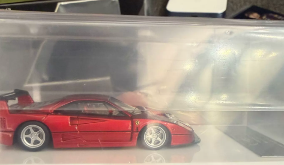 M64X 1/64 Ferrari F40 LM Metal Red Resin Model