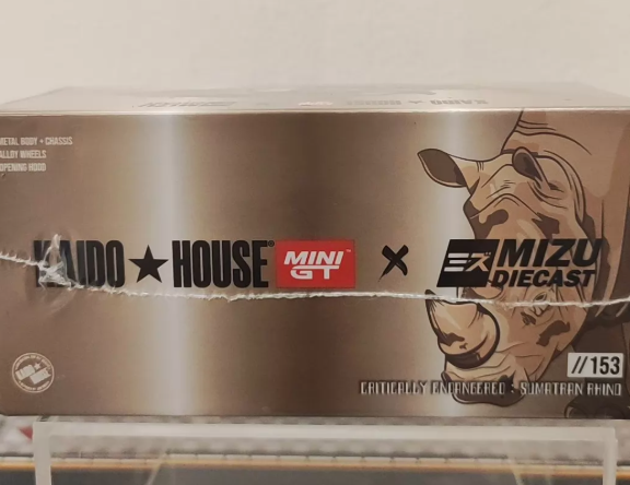 MINI GT x Kaido House x Mizu 1/64 Chevrolet Silverado Sumatran Rhino Model