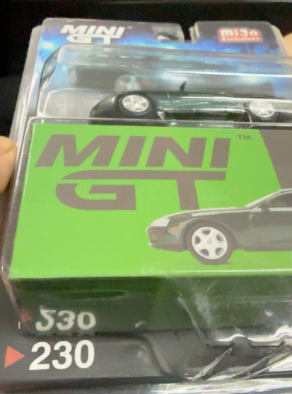 MINI GT 230 Toyota Supra A80 Dark Green Pearl 1/64 Limited Edition