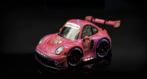 All in Fanatic 1/64 Porsche 911 RSR Q-Car Pink Dino TDE 2026 Exclusive