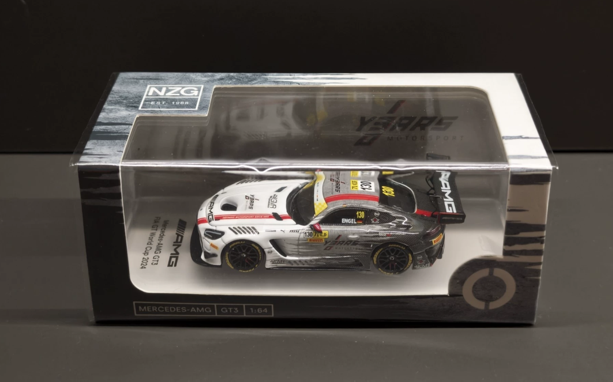 KILO x NZG 1/64 Mercedes-AMG GT3 FIA GT World Cup Macau 2024 Winner #130