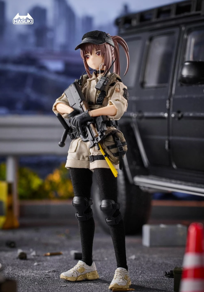 HASUKI Pocket Art PA006 Security Hiyo Reizei 1/12 Action Figure