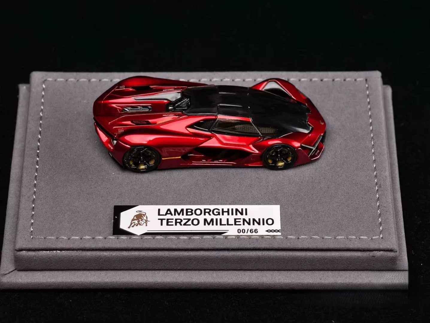 PANTHEOM 1/64 Lamborghini Terzo Millennio Concept Red Resin Model