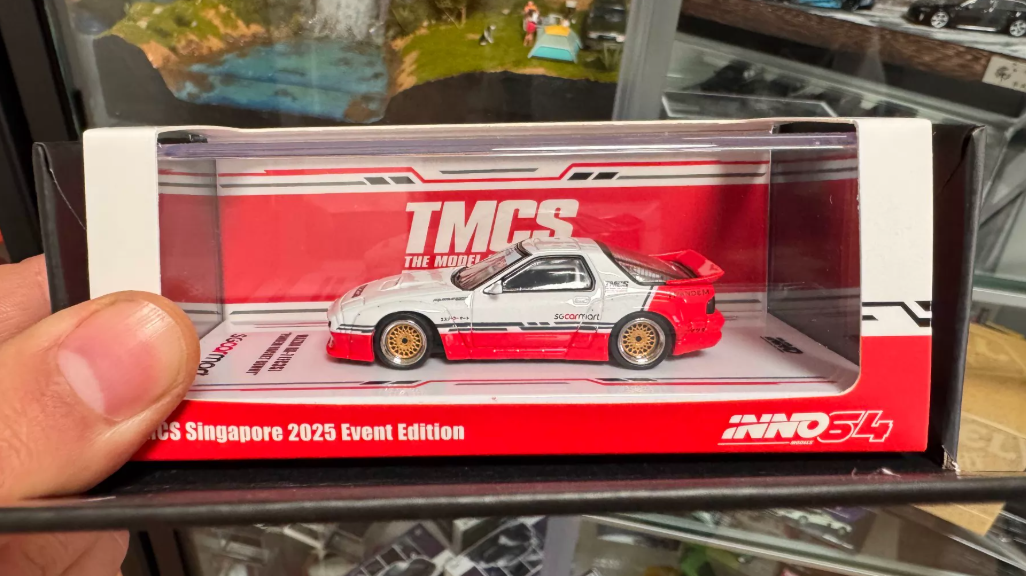 INNO 1/64 Mazda RX-7 FC3S Pandem TMCS Singapore 2025 Exclusive