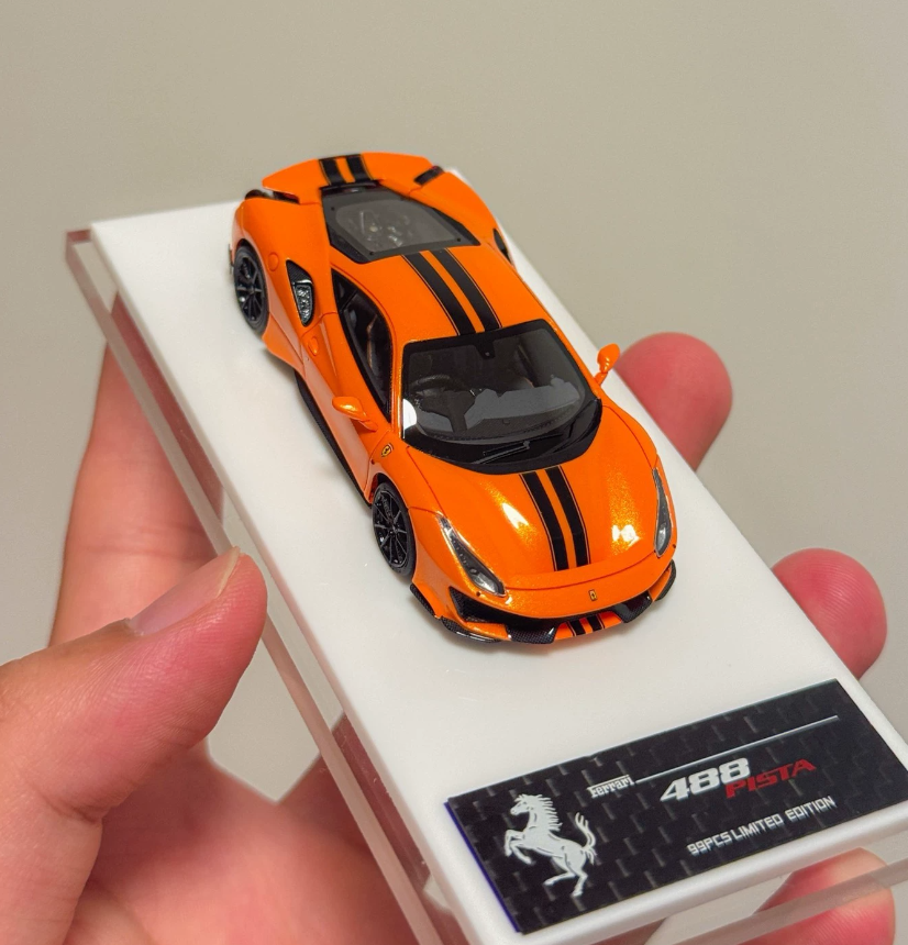 FuelMe 1/64 Ferrari 488 Pista Qixi Limited Edition Orange