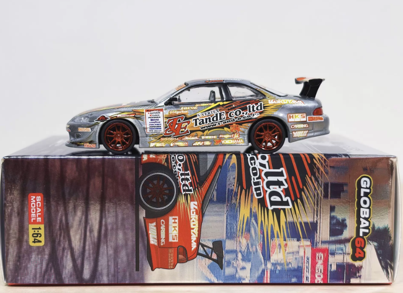 GLOBAL 64 1/64 Toyota Soarer Vertex Red Wheels Tokyo Show Secret Chase