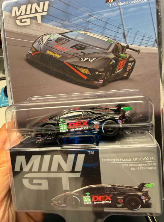 MINIGT 1:64 Lamborghini Huracan GT3 EVO2 No 45 IMSA 2024 Daytona Model
