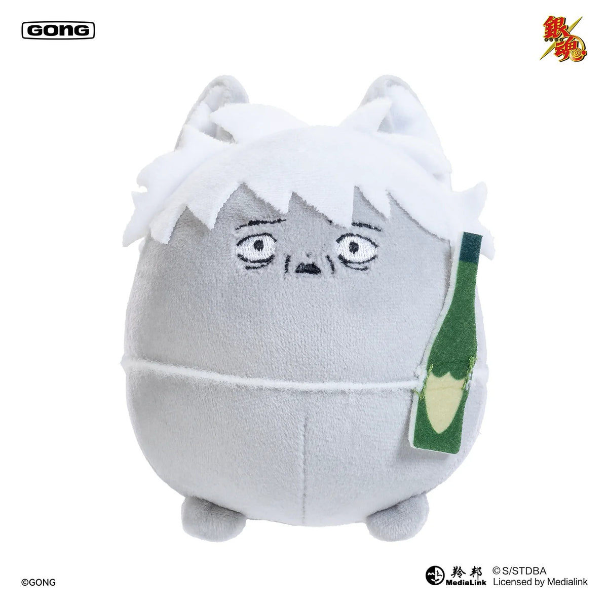 GONG Gintama Sakata Gintoki Squishy Plush Pendant B