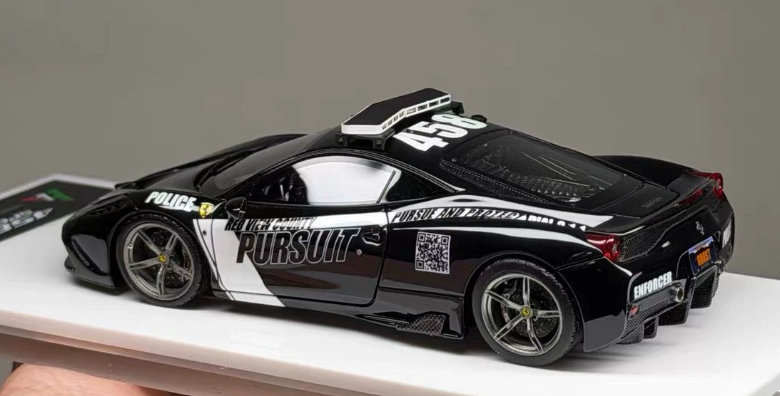 ELA 1/43 Ferrari 488 Pista RCPD Pursuit Police Car Limited 20