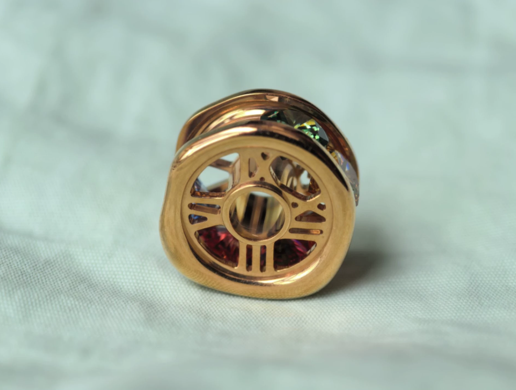 Bank of China x Marvel Infinity Stones 18K Rose Gold Necklace