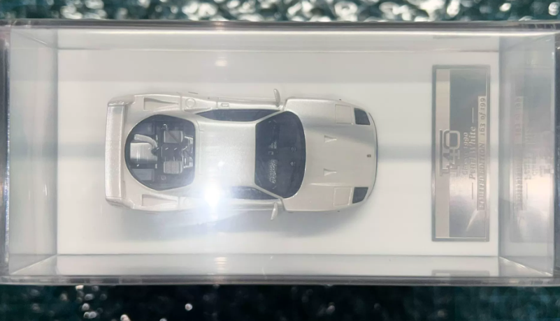 SCM MY64 1/64 Ferrari F40 Pearl White Resin Model First Edition