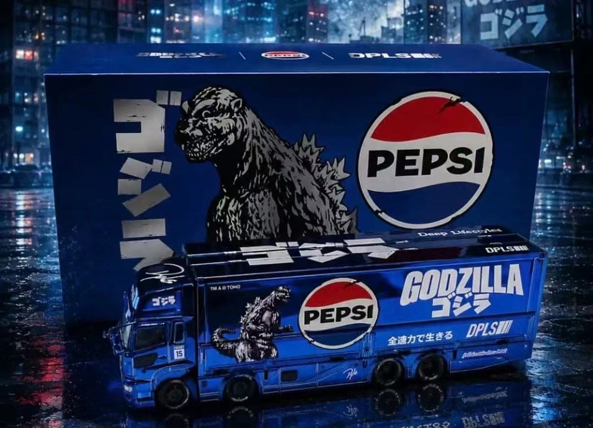 Pepsi x GCD x Godzilla 1/64 Collaboration Transport Truck
