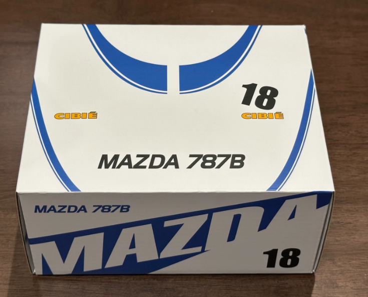 MOTORHELIX 1/64 Mazda 787B No.18 Le Mans Blue White