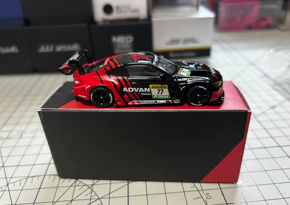 The Chosen One 1/64 BMW M4 GT3 ADVAN Black/Red Alloy Model