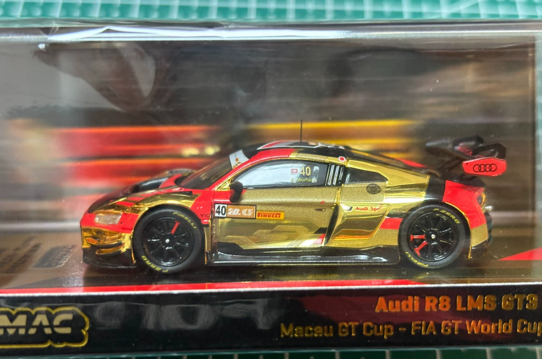 Tarmac Works 1/64 Audi R8 LMS GT3 Macau GT Cup 2023 Limited Edition